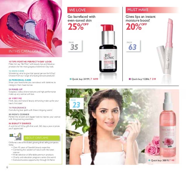 Oriflame Catalogue February 2016 Pdf